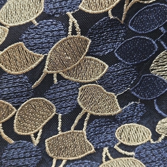 Chico's-Jacket Travelers Collection Blue Trapeze-Size 1 (8/10 Medium) - Picture 15 of 17